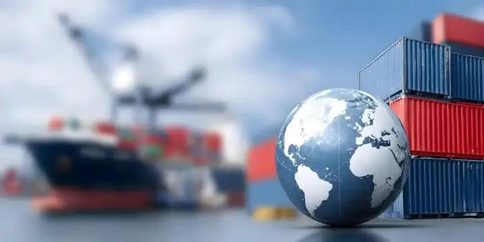 Boxes of products ready for export