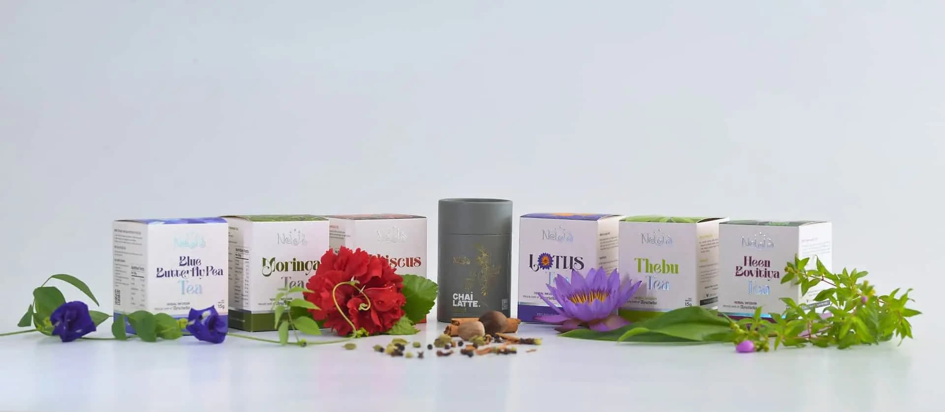 Natural ingredients background