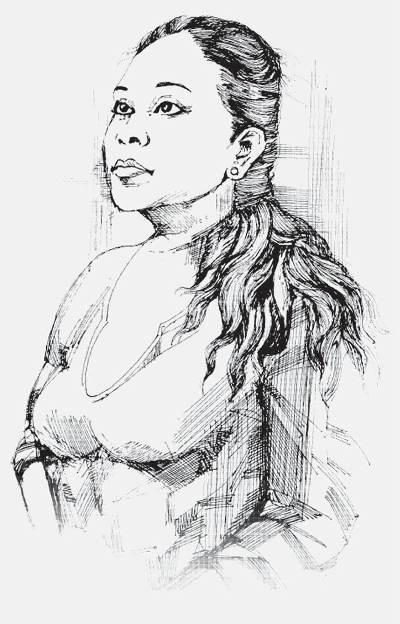 A sketch of the company founder